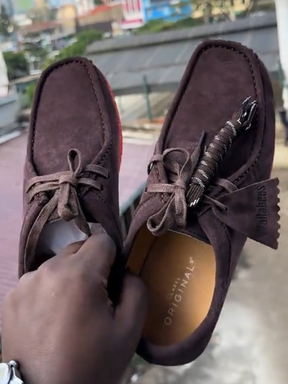 Clarks Original Wallabe Chocolate Combo