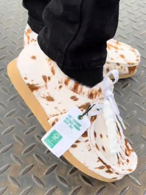Originals Wallabee Tan Cow Print Boot