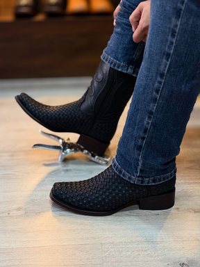 Woven Comfort Western Boots