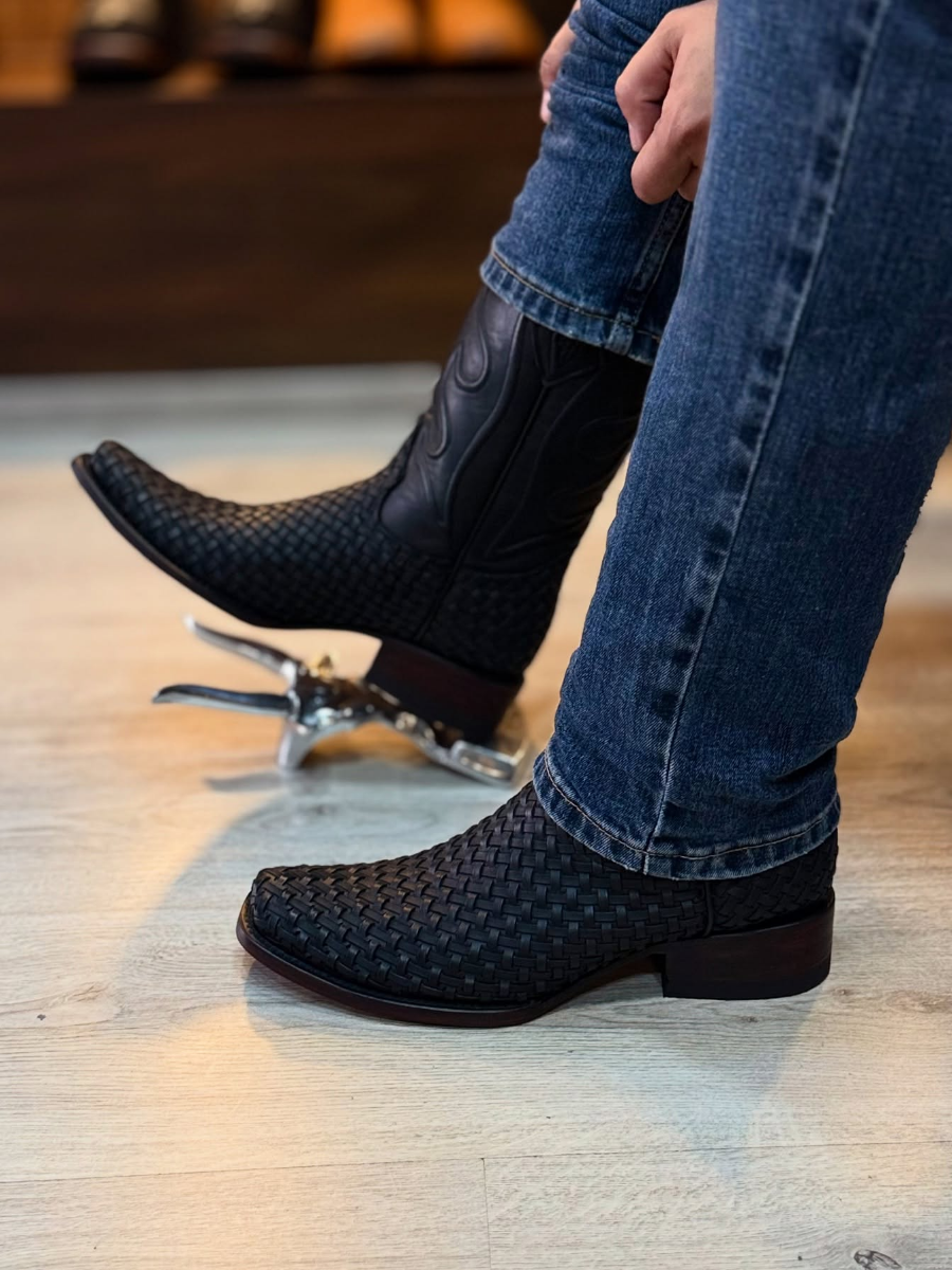 Woven Comfort Western Boots