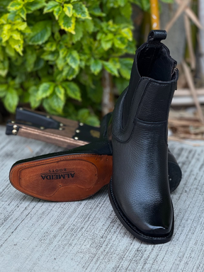 Vintage Leather Cigarette Boots