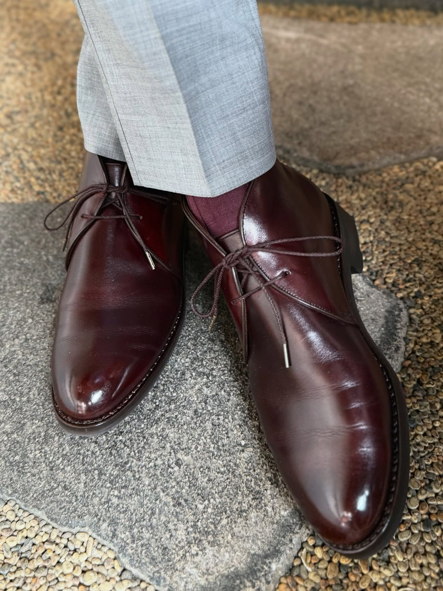 Lace-up Round Toe Versatile Classic Men's Shoes