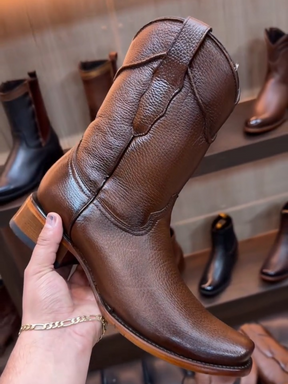 Handmade Genuine Leather Soft Leather Western Boots