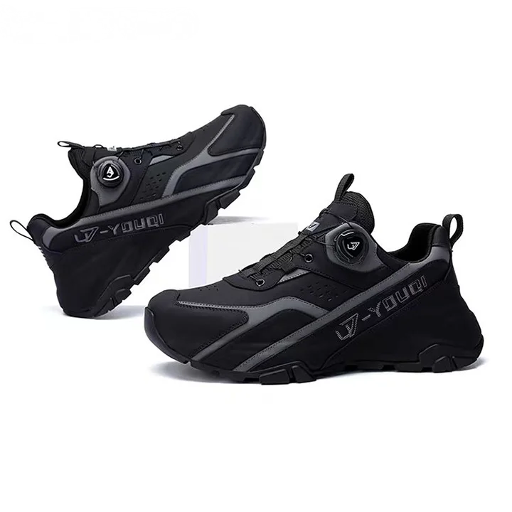 Breathable Casual Cowhide Chunky Sole Height-Enhancing Sneakers