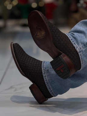 Hand-woven Western Boots