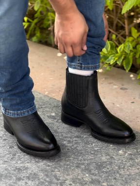 Denim Ankle Boots