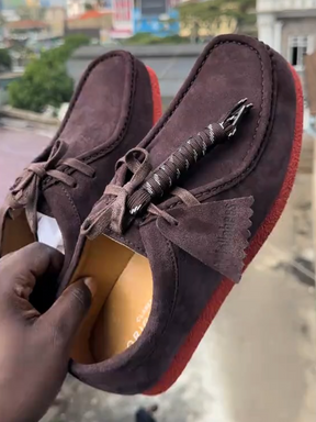 Clarks Original Wallabe Chocolate Combo