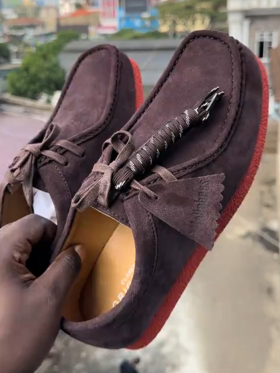 Clarks Original Wallabe Chocolate Combo