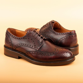 Men's Carved Casual Leather Shoes