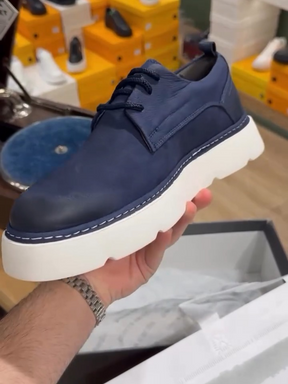Retro Lace-up Round toe Shoes