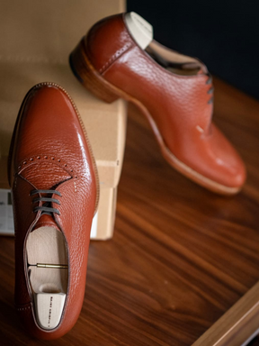 Carved Casual Leather Shoes