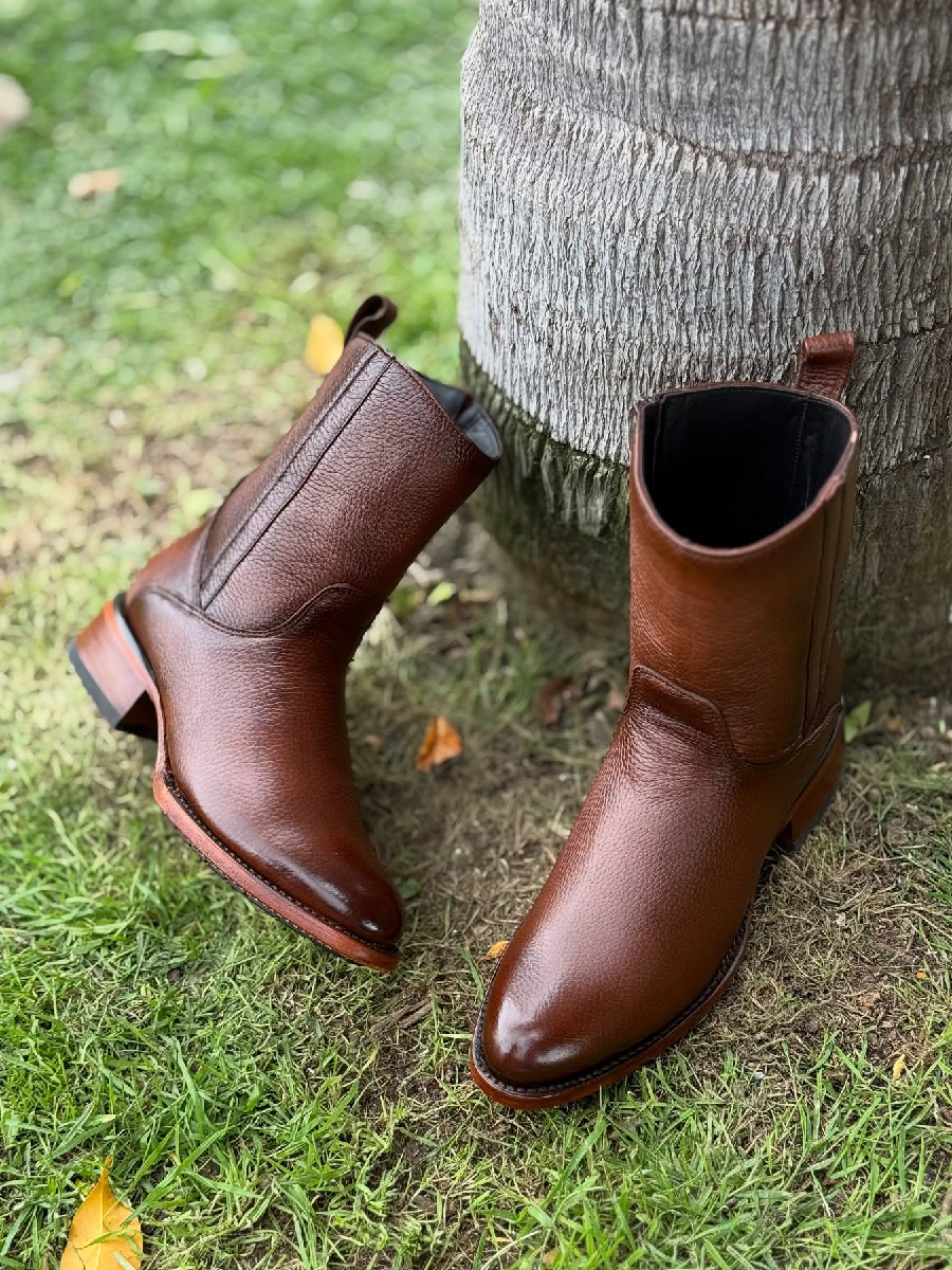 Pointed Toe Men's Casual Riding Boots