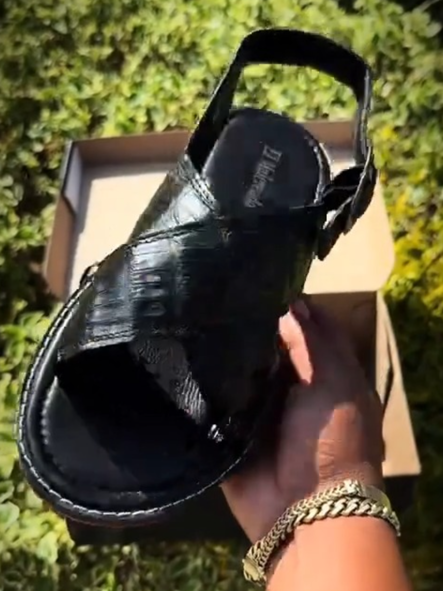 Original Crocodile Leather Sandals