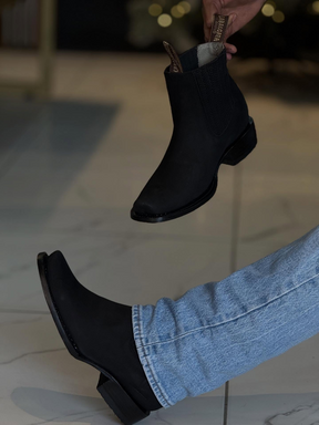 Simple Handmade Genuine Leather Ankle Boots