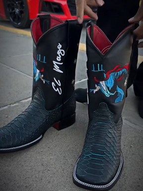 Premium Embroidered Cowboy Boots