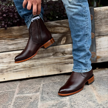 Vintage Leather Ankle Boots