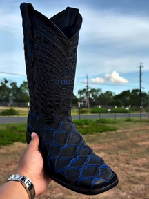 Blue Matte Country Pirarucu Boots