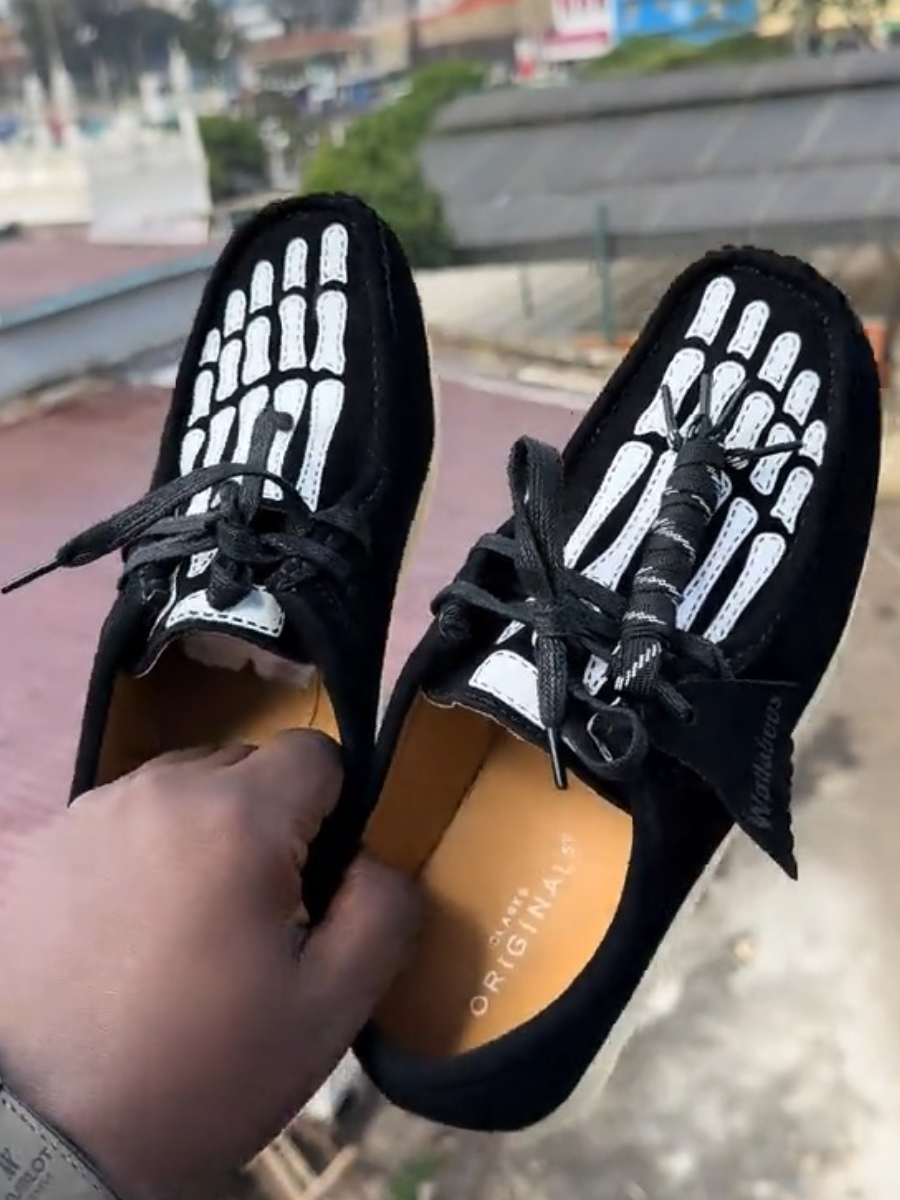 New Clarks Skull Wallabee Cup Boots