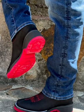 Embroidered Chelsea Boots