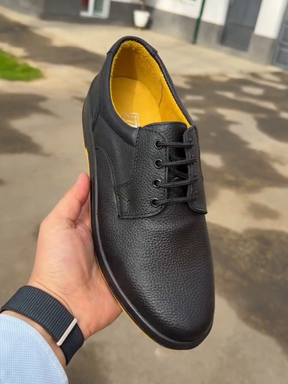 Casual and Comfortable Lace-up Leather Shoes