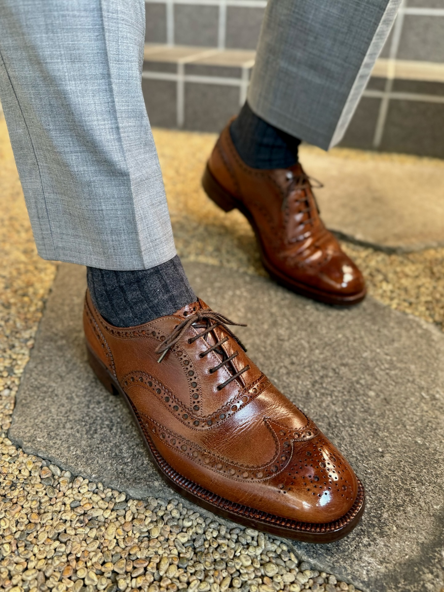 Carved Genuine Leather Handmade Shoes