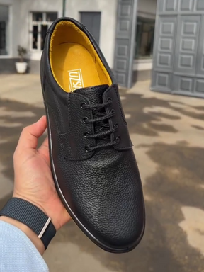Casual and Comfortable Lace-up Leather Shoes