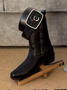 Black Handmade Cowboy Boots