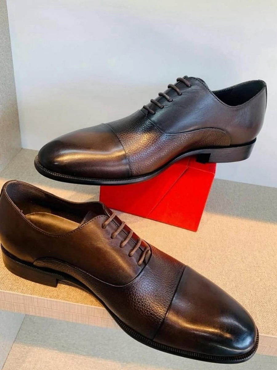 Black All-match Lace-up Shoes
