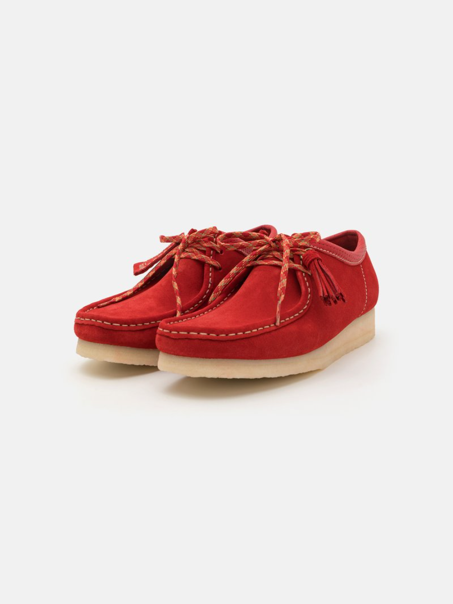 Clarks Originals WALLABEE - Casual lace-ups - red