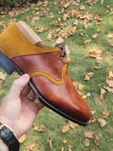 Colorblock Personalized Formal Leather Oxford Shoes