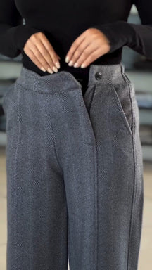 Solid Color Comfortable Straight Pants