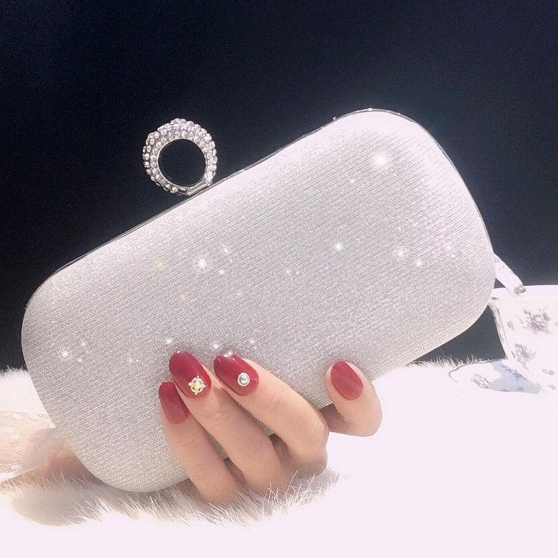 Diamond Clutch Bag Dress Cheongsam Bag Lady Rhinestone Women's Bag