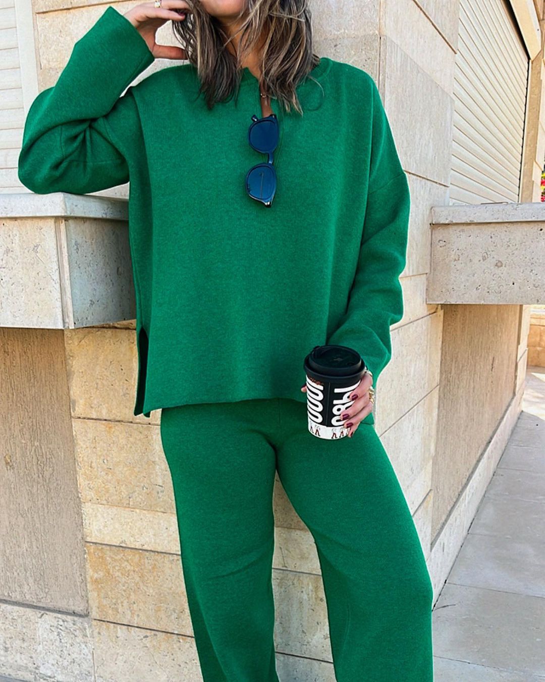 Spring Knit Comfortable 2pc Set