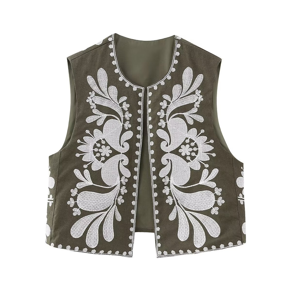 Embroidered Vest