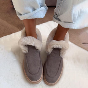 Flat Padded Shoes Slip-on Casual Snow Boots