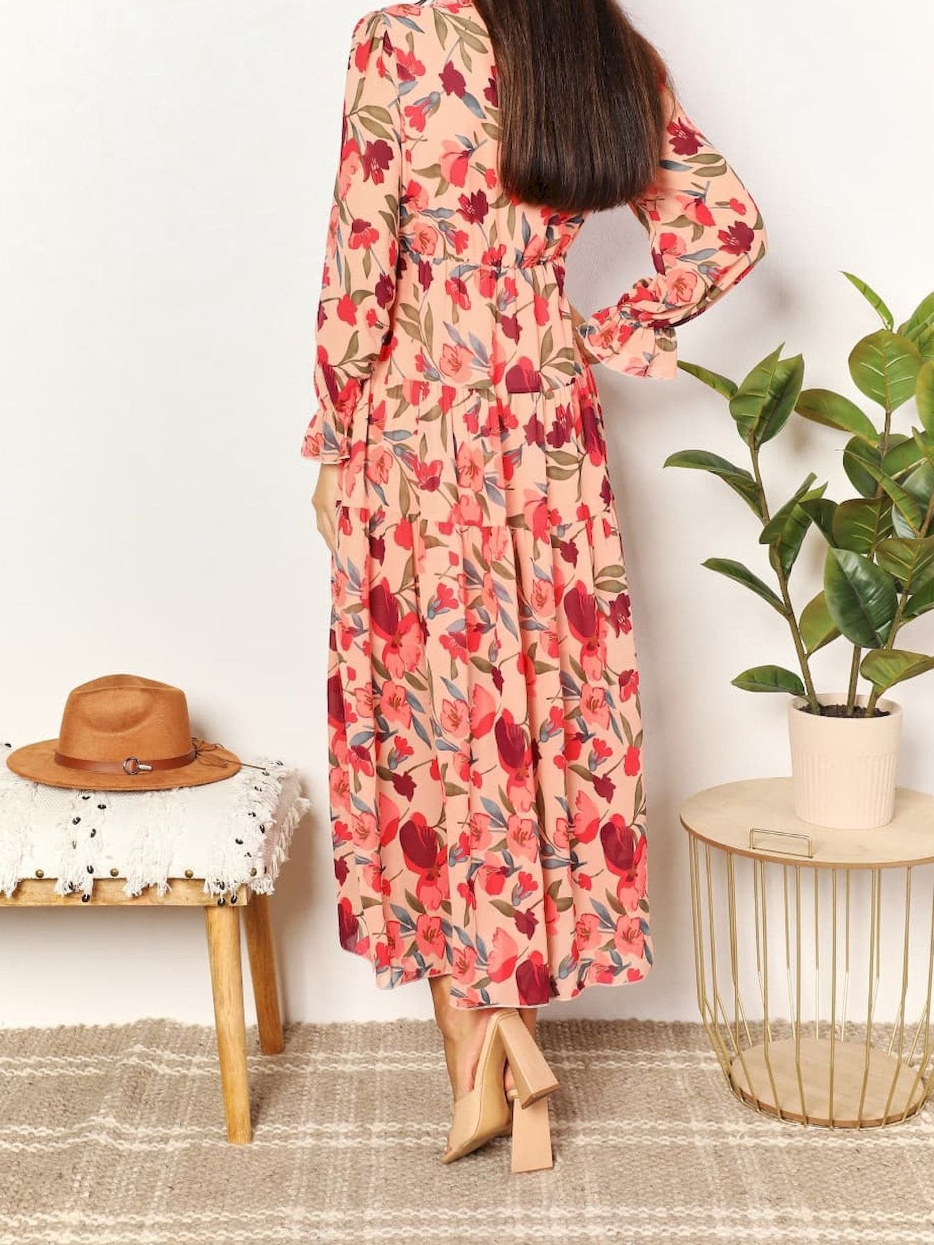 Long Sleeve Floral Maxi Dress