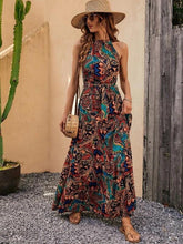 Vintage Halter Neck Boho Dress