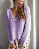 V-neck Capules Sweater