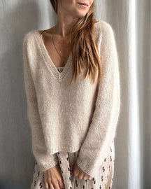 V-neck Capules Sweater