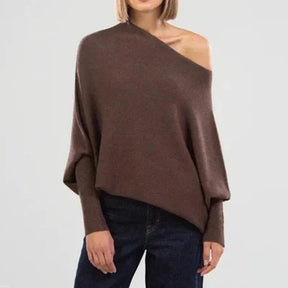 Soft Batwing Sleeve Loose Sweater