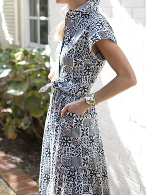 Batik Patchwork Dress