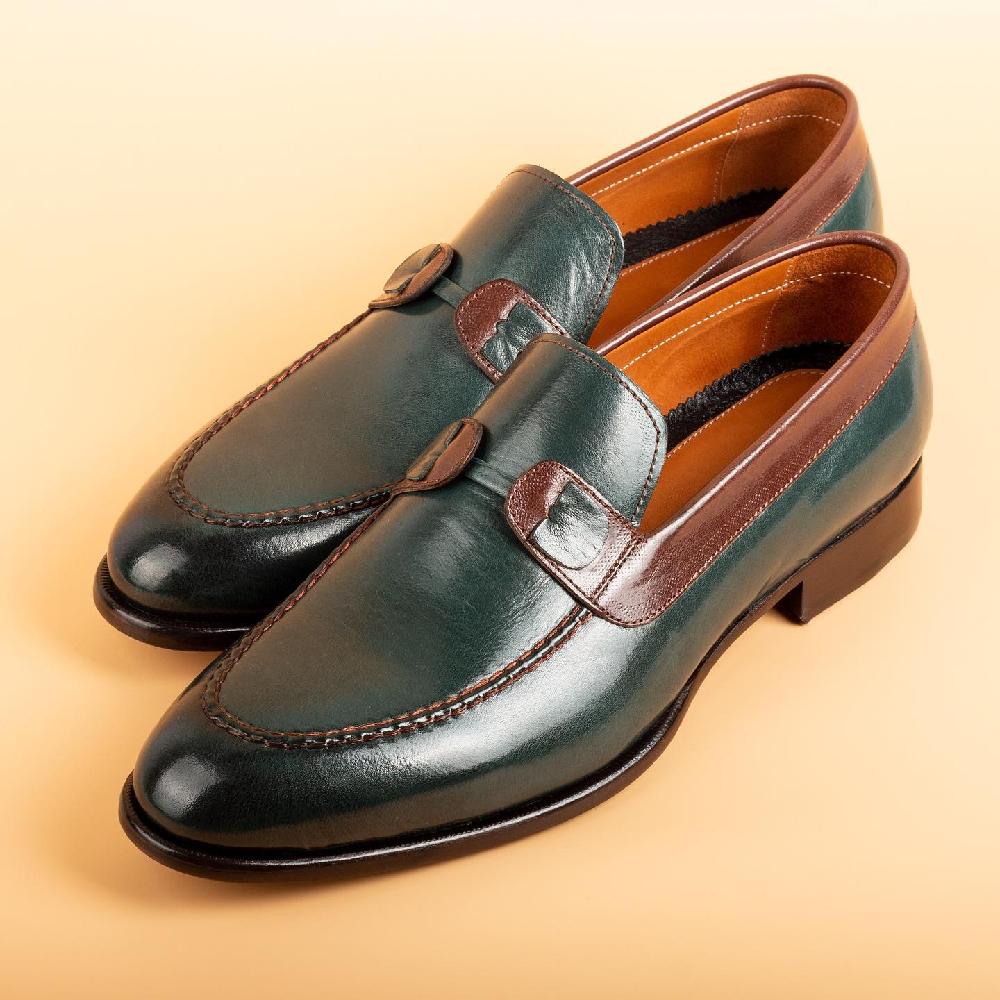 Handmade Loafers Trendy Cowhide Leather Men's Shoes