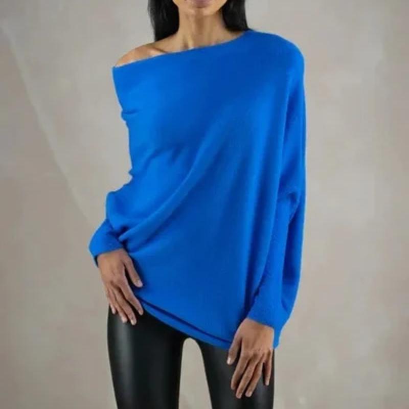 Soft Batwing Sleeve Loose Sweater