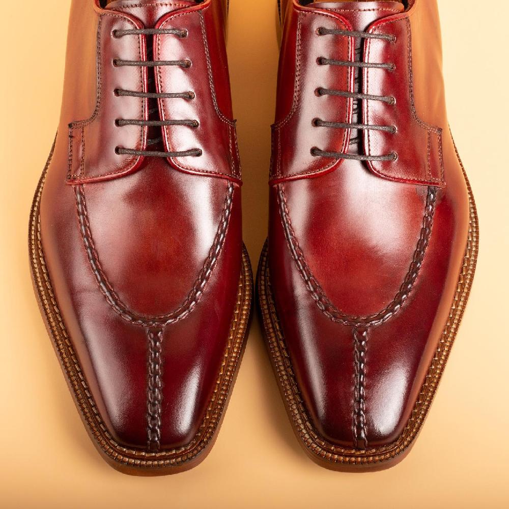 Vintage Genuine Leather Cowhide Handmade Men's Formal Shoes Oxford Shoes