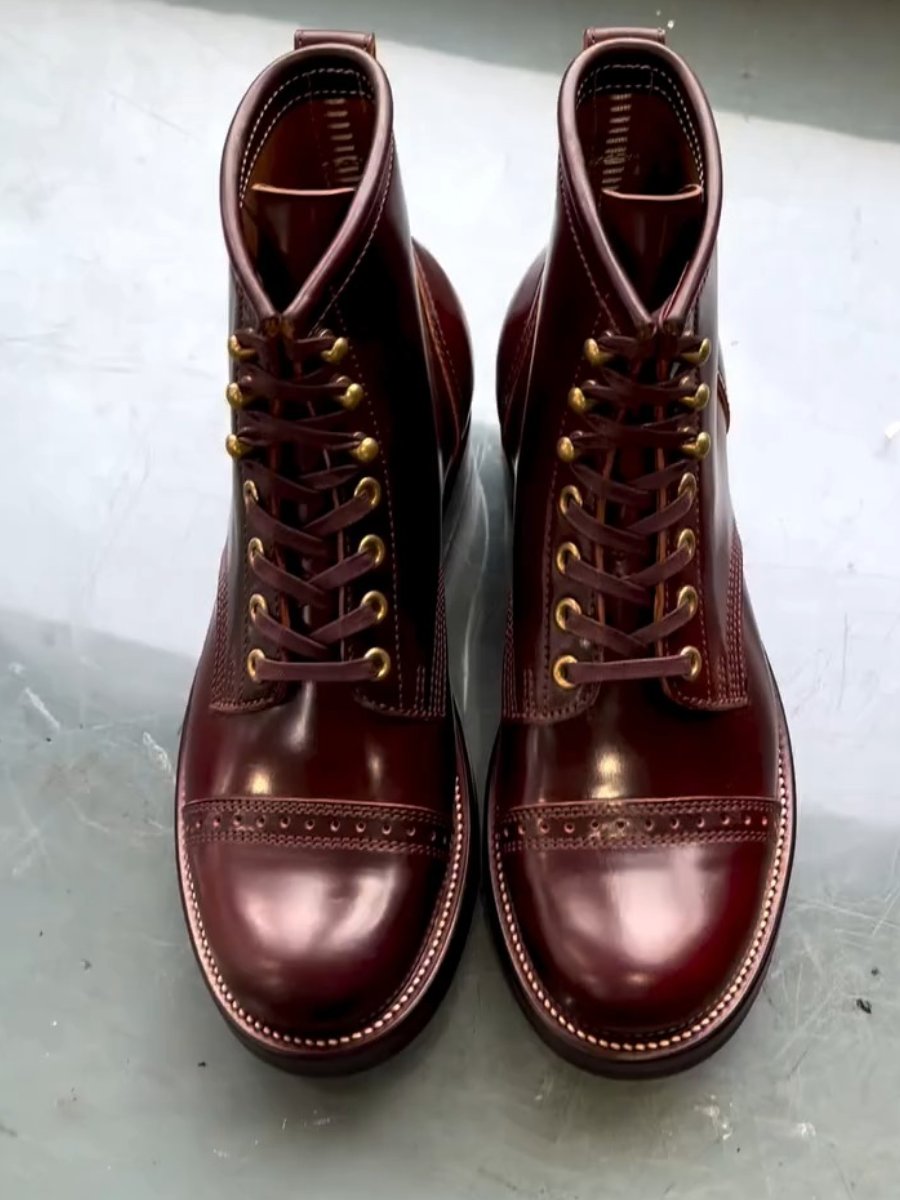 Vintage Leather Desert Outdoor Martin Boots