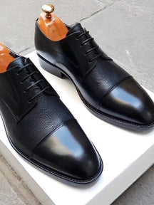 Business Formal Wear Height-enhancing Pointed Toe Casual Leather Shoes