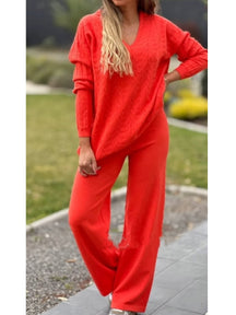 Casual Stretch Knit Suit