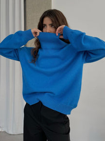 Pure Color Casual Sweater