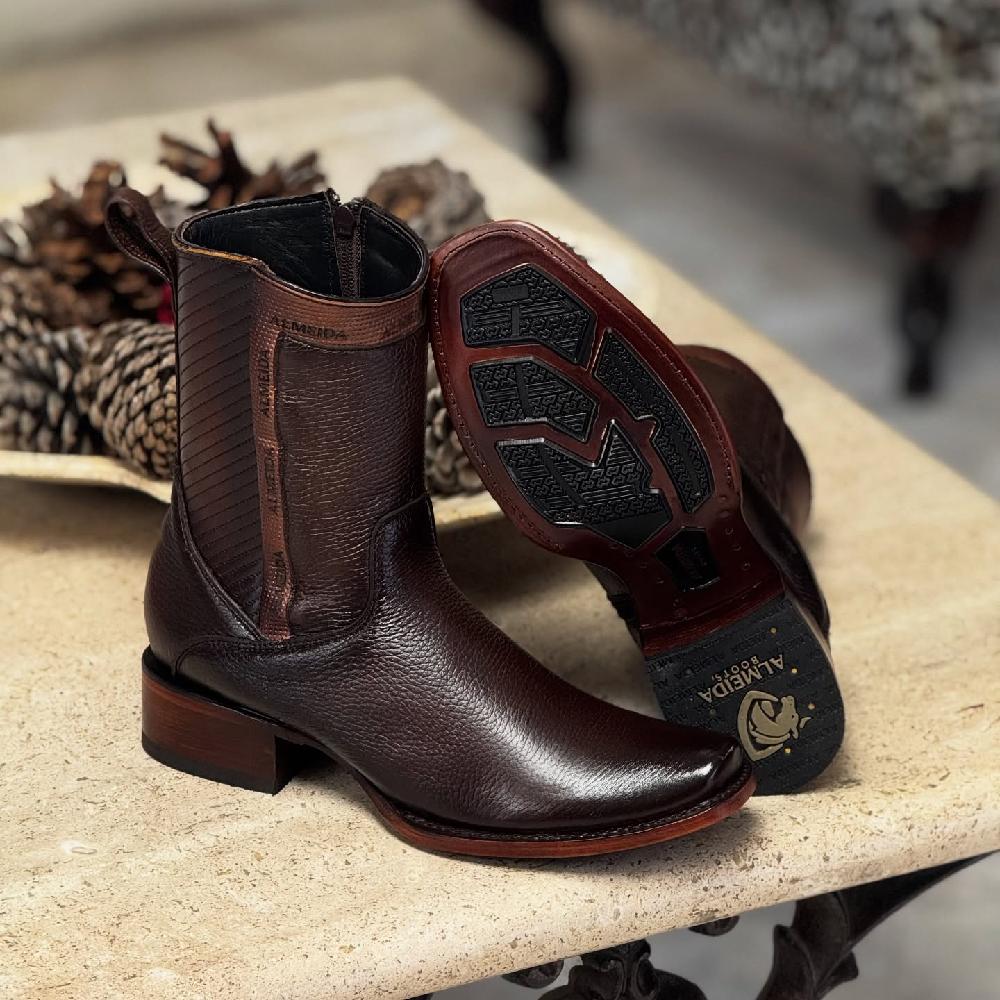 Retro Mid-calf All-match Casual Men's Boots