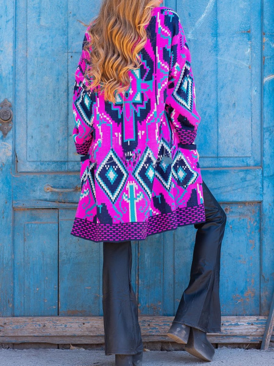 Ethnic Knitted Cardigan